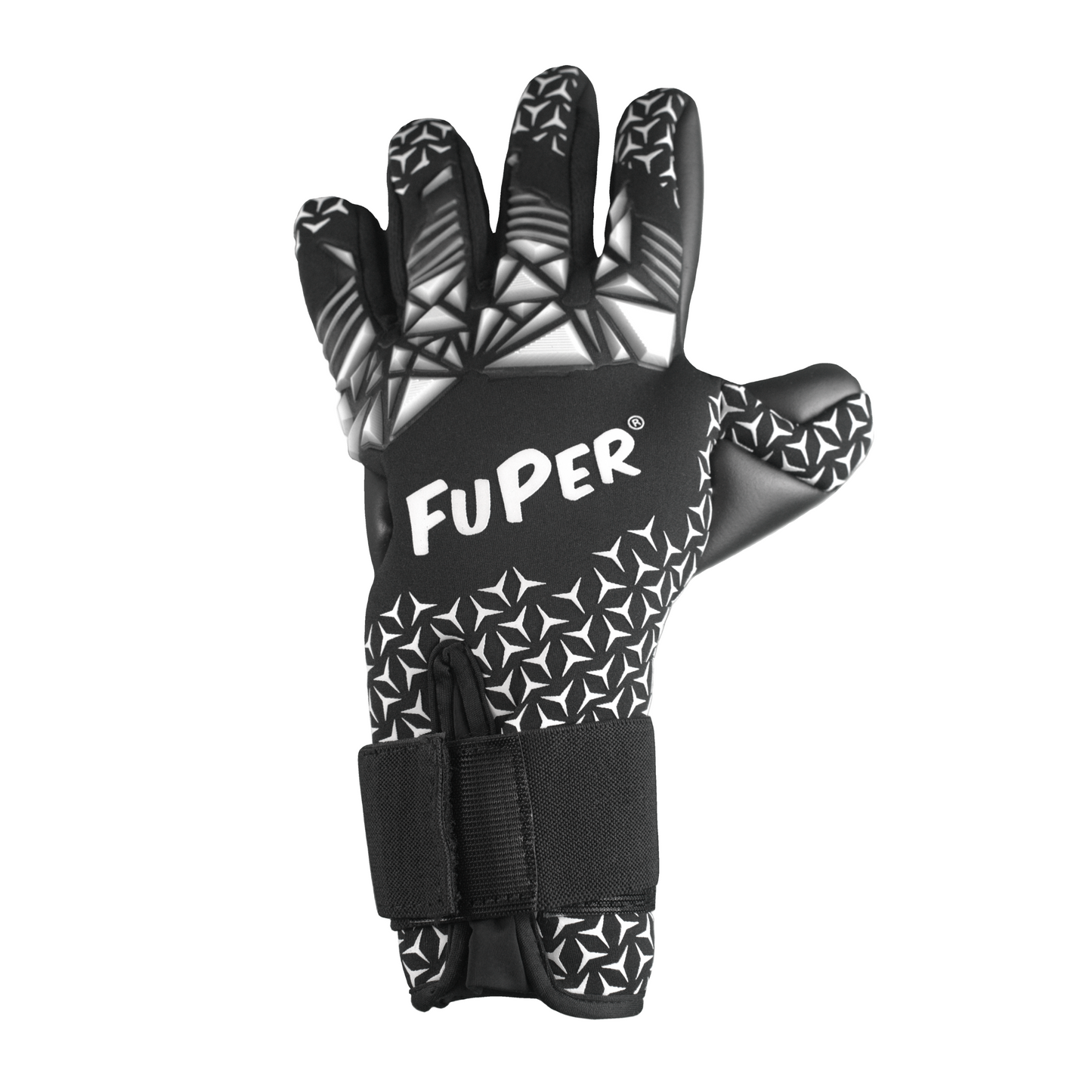 FuPer Torwarthandschuhe "Rudis Blitzreflex" - schwarz