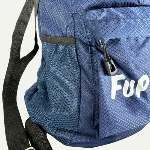 FuPer Turnbeutel "#allesgeben" unisex (Kinder, Frauen und Herren) - blau