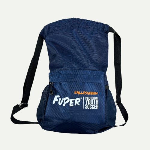 FuPer Turnbeutel "#allesgeben" unisex (Kinder, Frauen und Herren) - blau