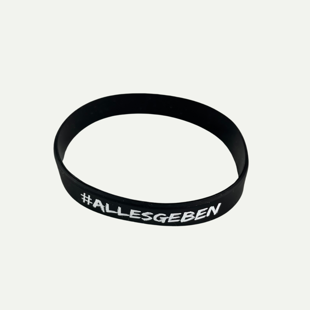 FuPer Silikonarmband "#Allesgeben" unisex (Kinder, Frauen und Herren)