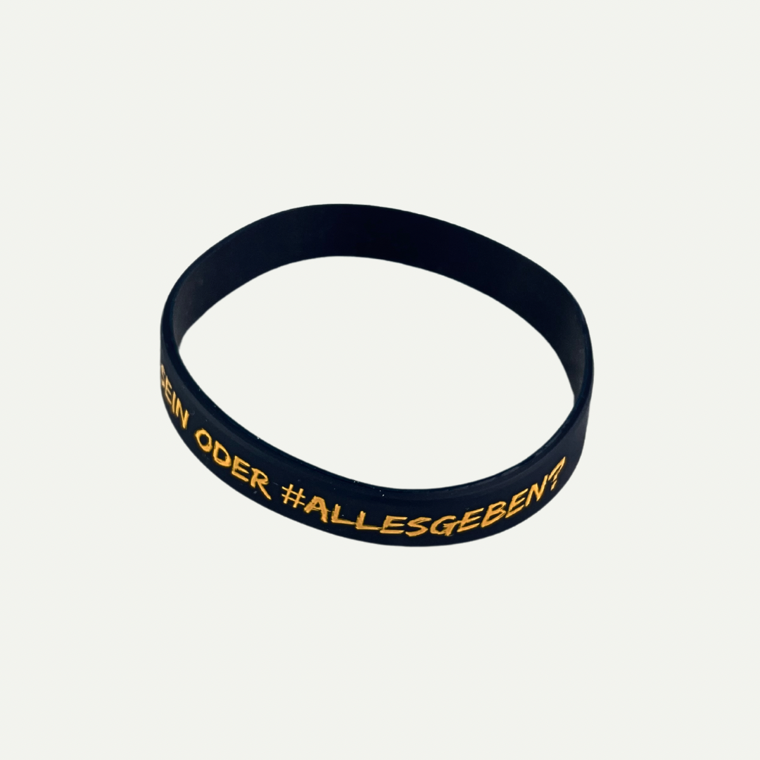 FuPer Silikonarmband "#Allesgeben" unisex (Kinder, Frauen und Herren)