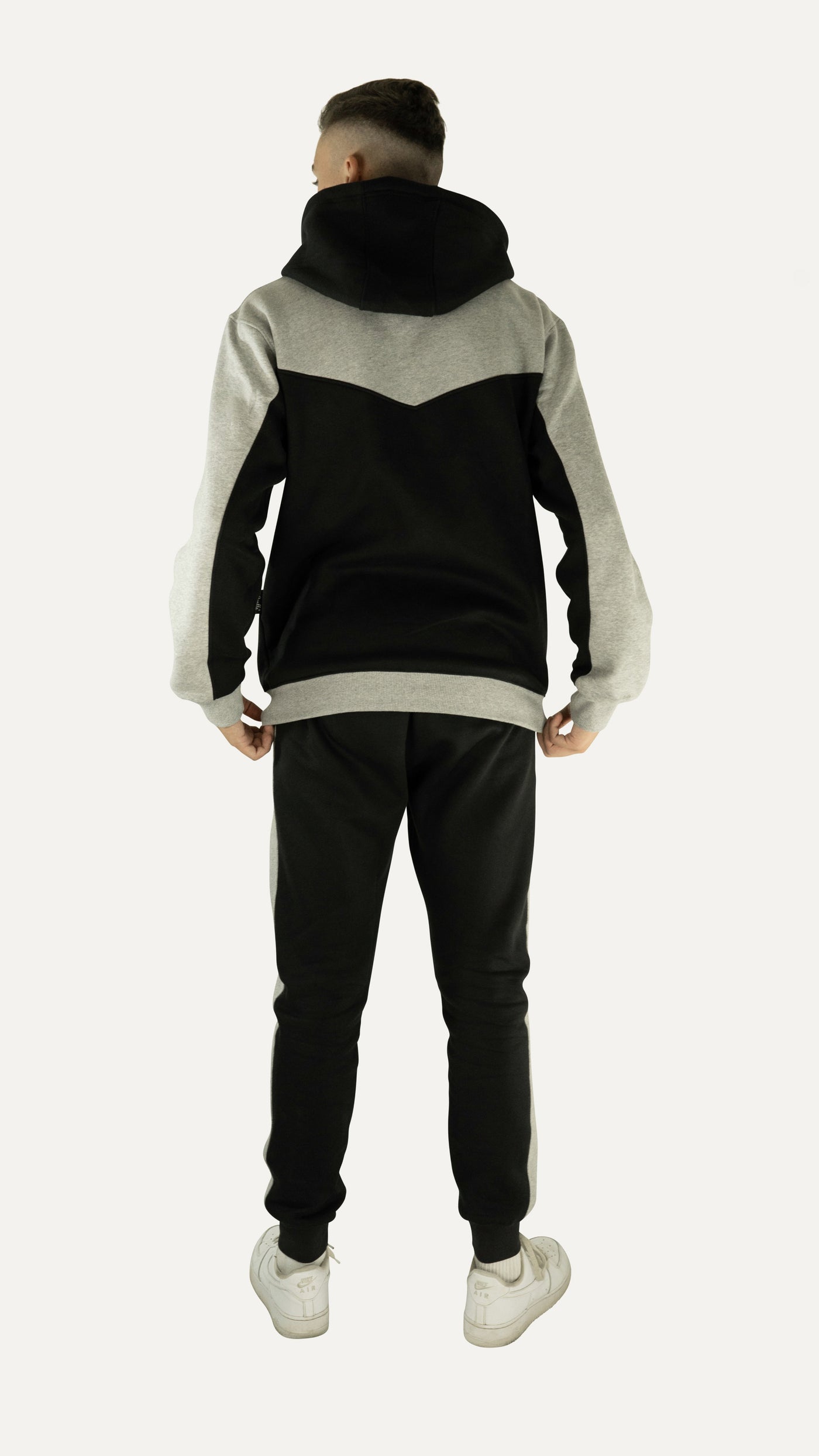 FuPer Jogginganzug "Streetwear Respekt" unisex (Kinder, Frauen und Herren) - grau schwarz