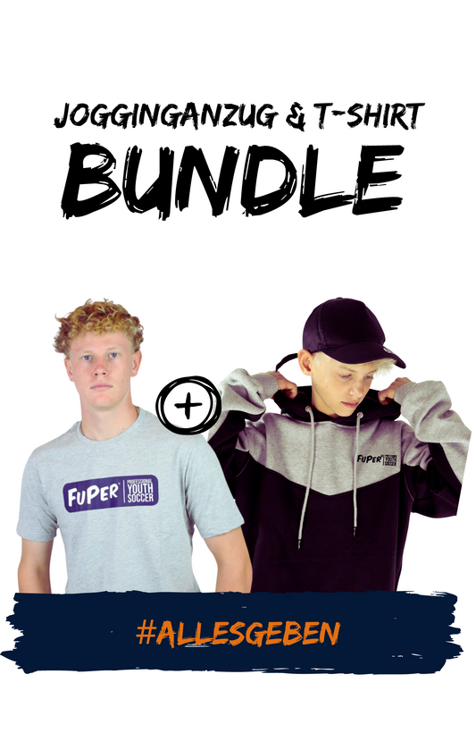 Bundle 1x FuPer T-Shirt "Performance" und 1x Fuper Trainingsanzug Unisex (Kinder, Frauen und Herren)