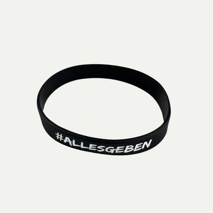 FuPer Silikonarmband "#Allesgeben" unisex (Kinder, Frauen und Herren)
