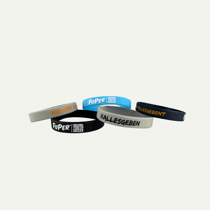 FuPer Silikonarmband "#Allesgeben" unisex (Kinder, Frauen und Herren)