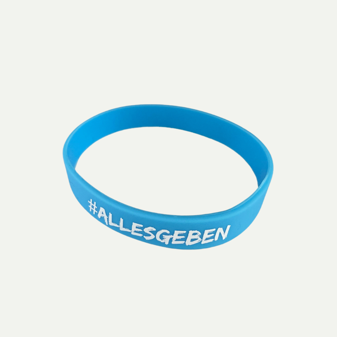 FuPer Silikonarmband "#Allesgeben" unisex (Kinder, Frauen und Herren)